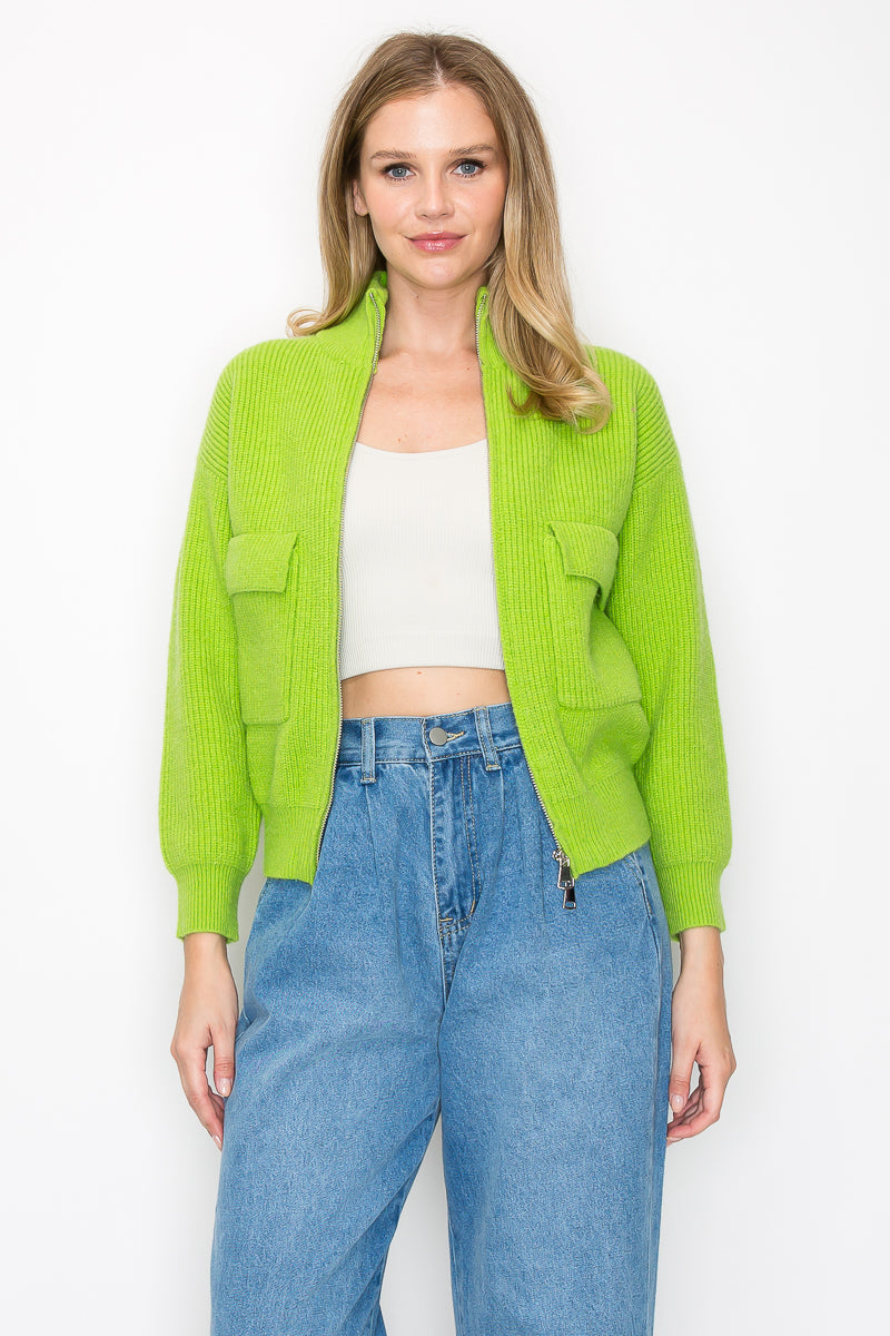 JENNIFER SWEATER CARDIGAN | Was & Now
