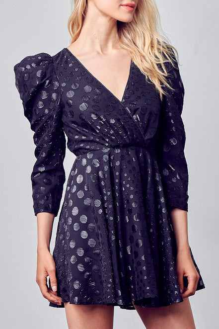 JESSIE PUFF SLEEVE MINI DRESS