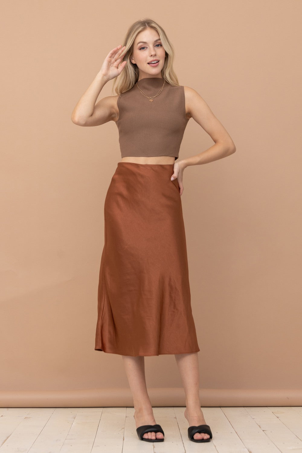 TILDA CHARMEUSE MIDI SKIRT | Was & Now