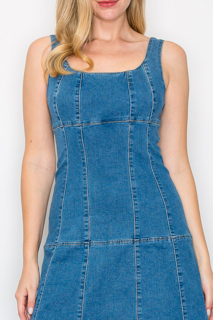 HAYDEN STRAPS DENIM DRESS | Was & Now HAYDEN STRAPS DENIM DRESS | Was & Now
