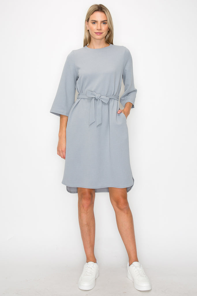 MARIE 3/4 SLEEVE DRESS MARIE 3/4 SLEEVE DRESS