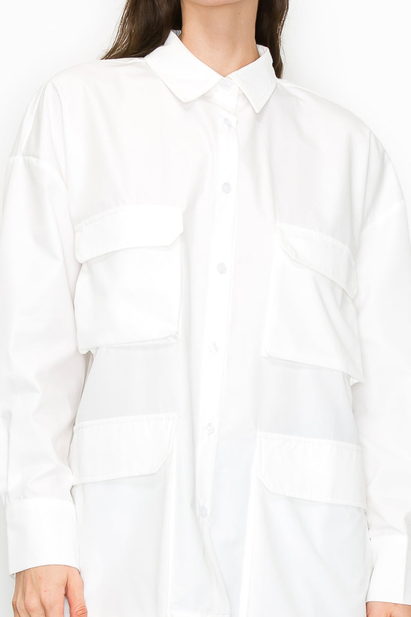ELLIE CARGO POCKET SHIRT | Was & Now