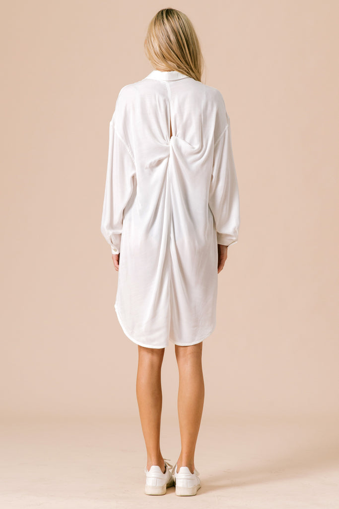 fiona shirt dress Cinq Sept Fiona Silk Shirt Dress