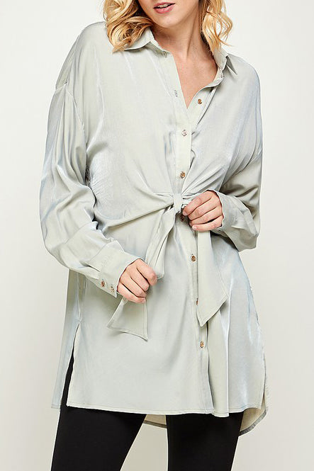 ESTHER FRONT TIE SHIRT