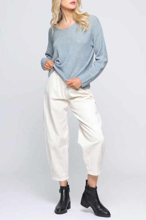 EUNICE V-NECK SWEATER TOP